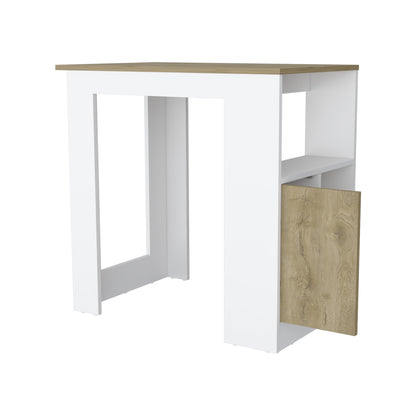 Isla De Cocina Una Puerta, FM Furniture 010B Blanco