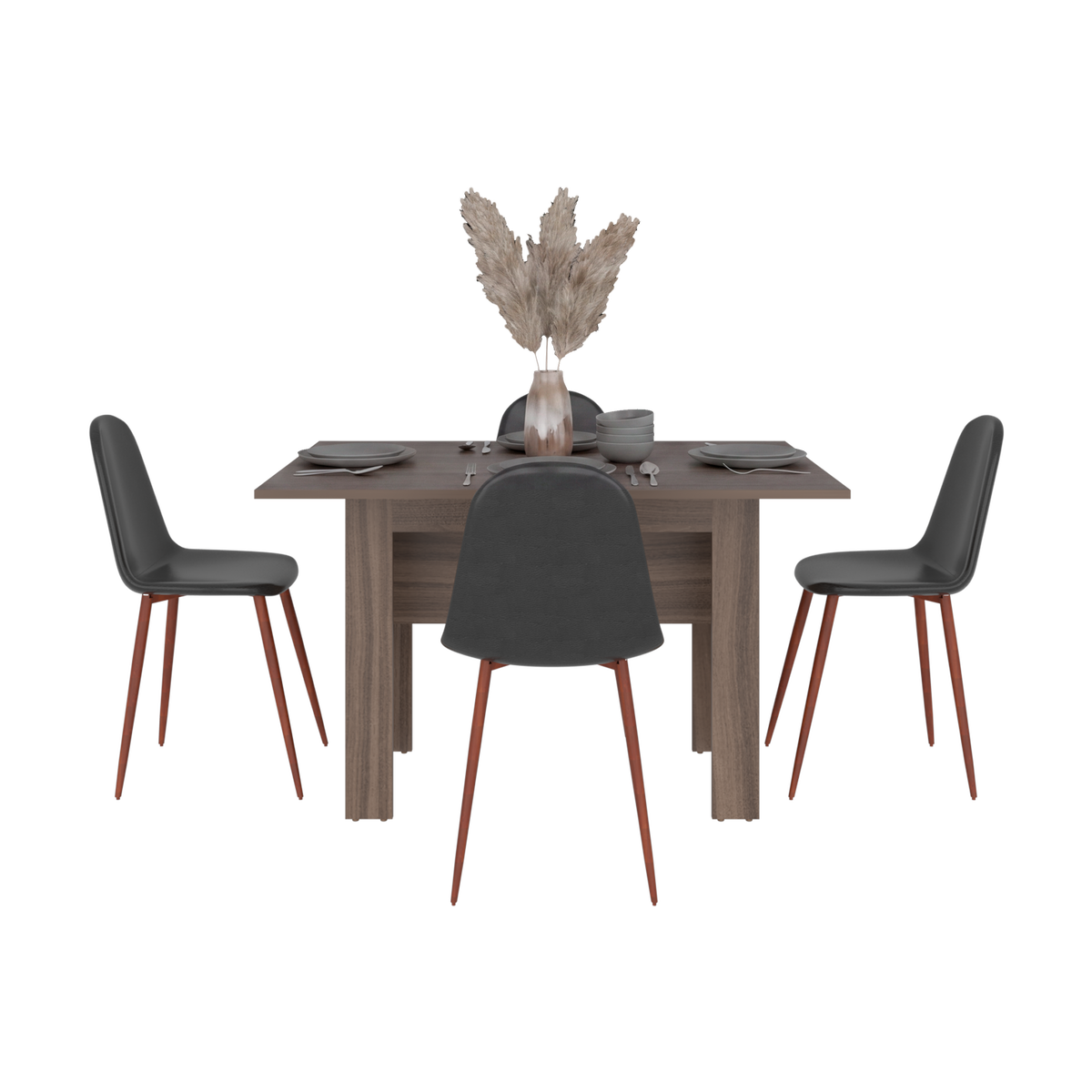 Mesa para Comedor Classic, Avellana, para Cuatro Puestos, No Incluye Sillas