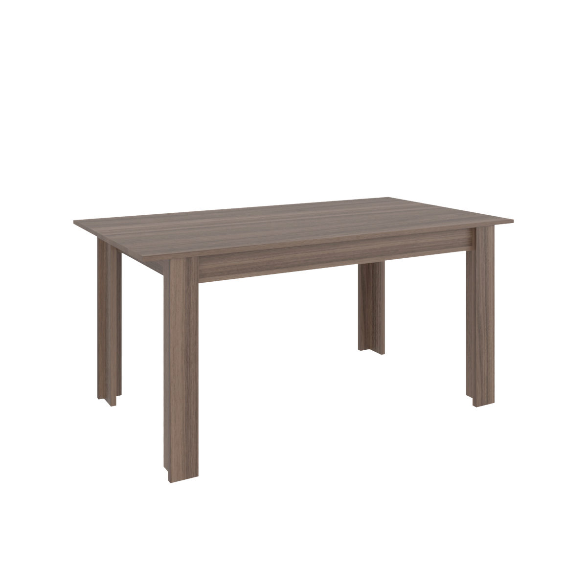 Mesa para Comedor Estrella 160, Avellana, con Espacio para Cuatro Personas, No Incluye Sillas