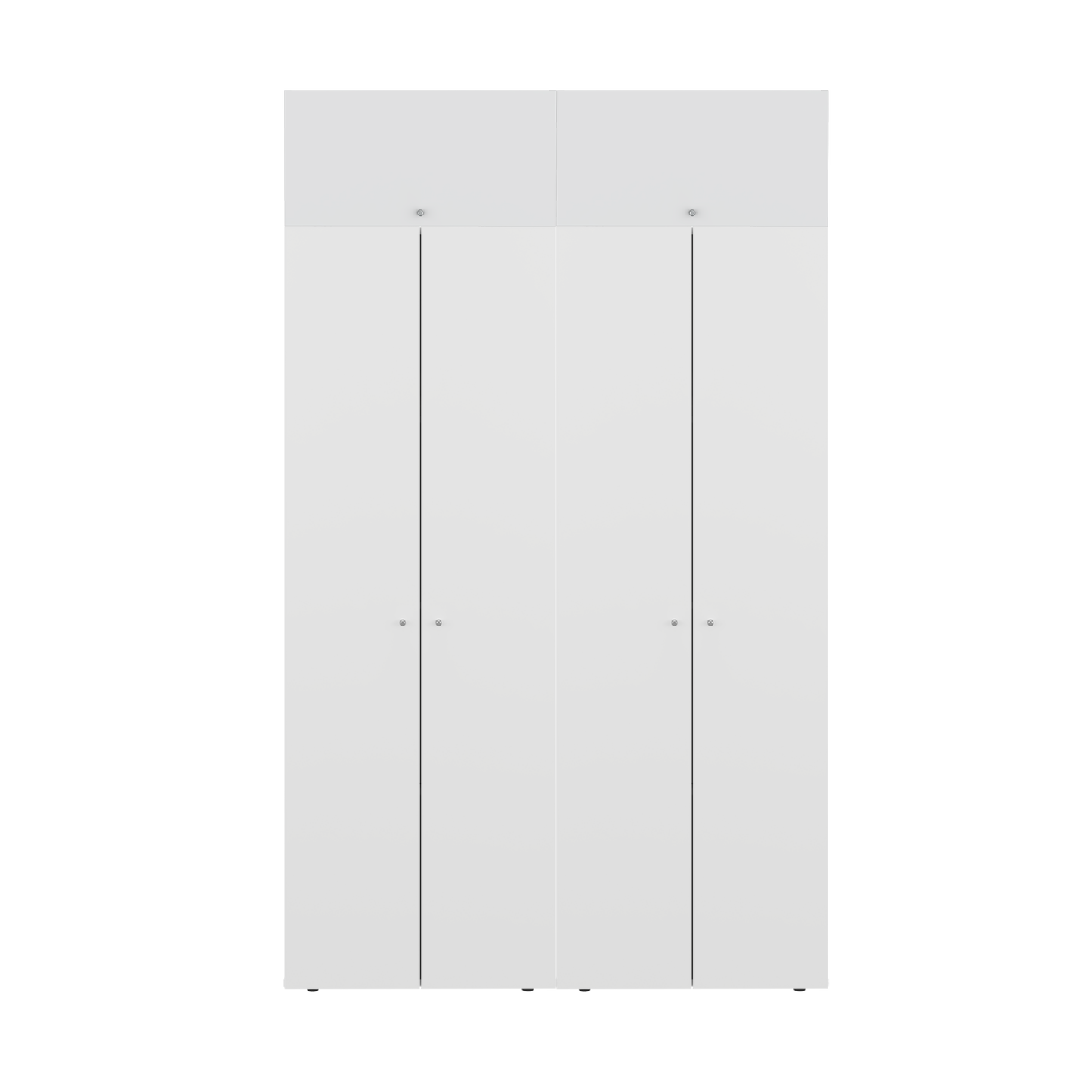 Combo Closet H-200 Siete Puertas, Almacenamiento, Optimizacion, Zapatero, Color Blanco