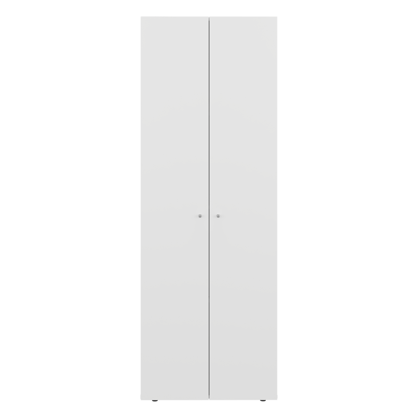 Combo Closet H-200 Seis Puertas, Almacenamiento, Zapatero, Colgado, Color Blanco