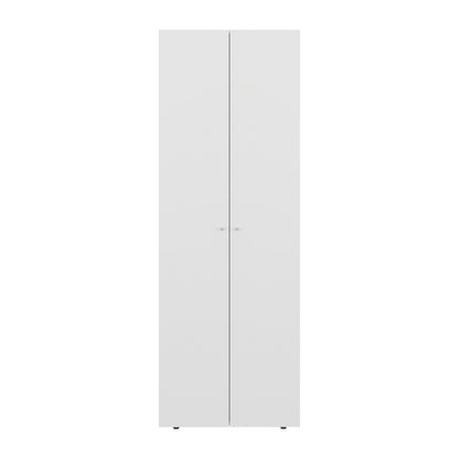 Combo Closet H-200 Siete Puertas, Almacenamiento, Optimizacion, Colgado, Color Blanco