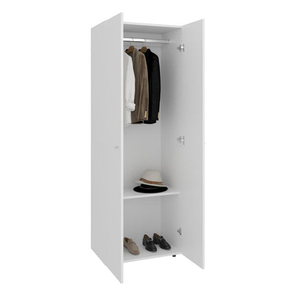 Closet Colgador Dos Puertas Tuhome, Blanco