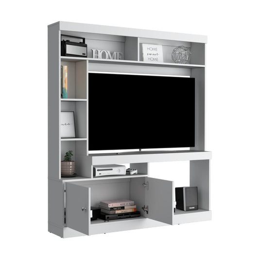 Estante Tv 65" FM,  Blanco
