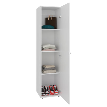 Closet Tuhome Dreams M5 Una Puerta Con Espejo, Blanco