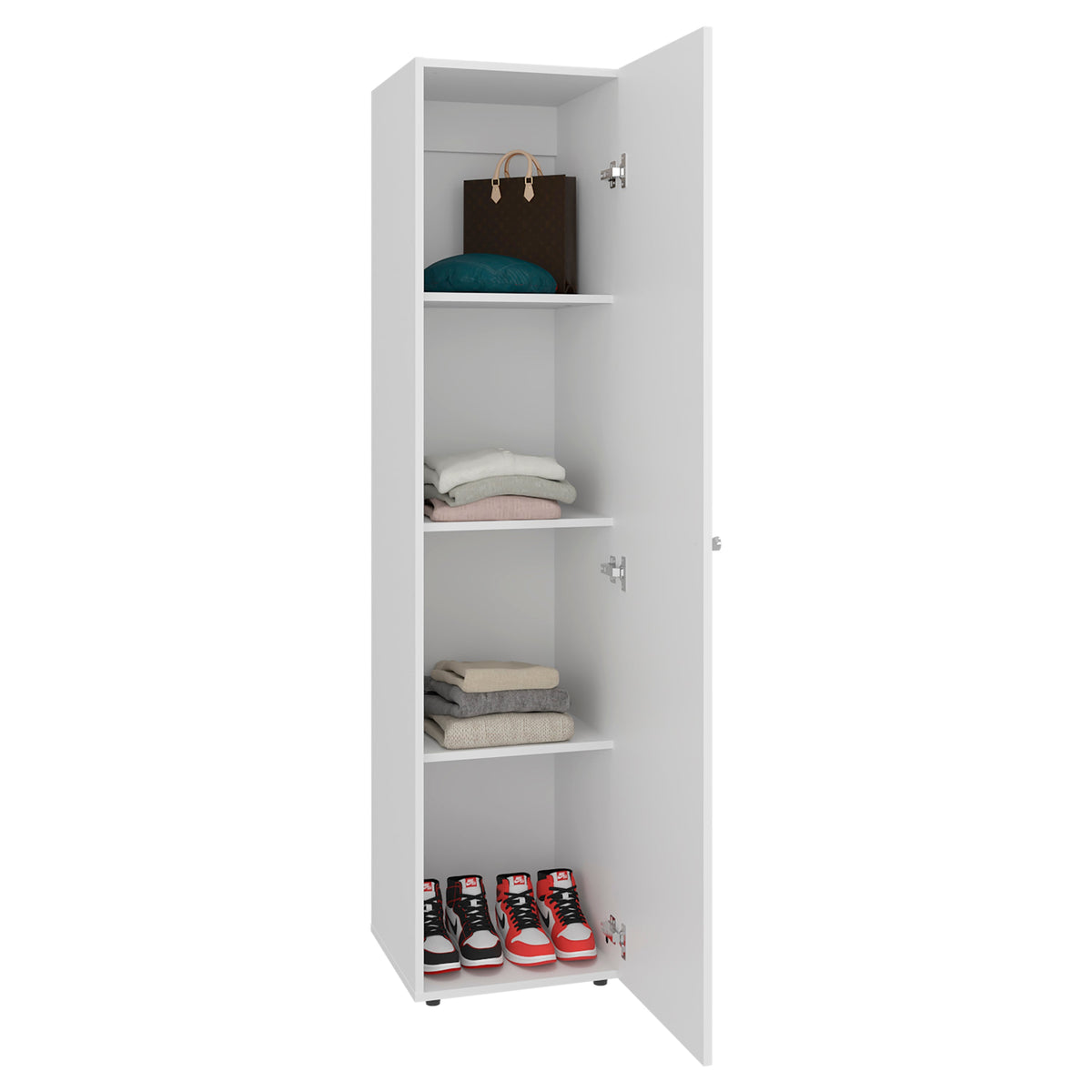Closet Tuhome Dreams M5 Una Puerta Con Espejo, Blanco (vista 6)
