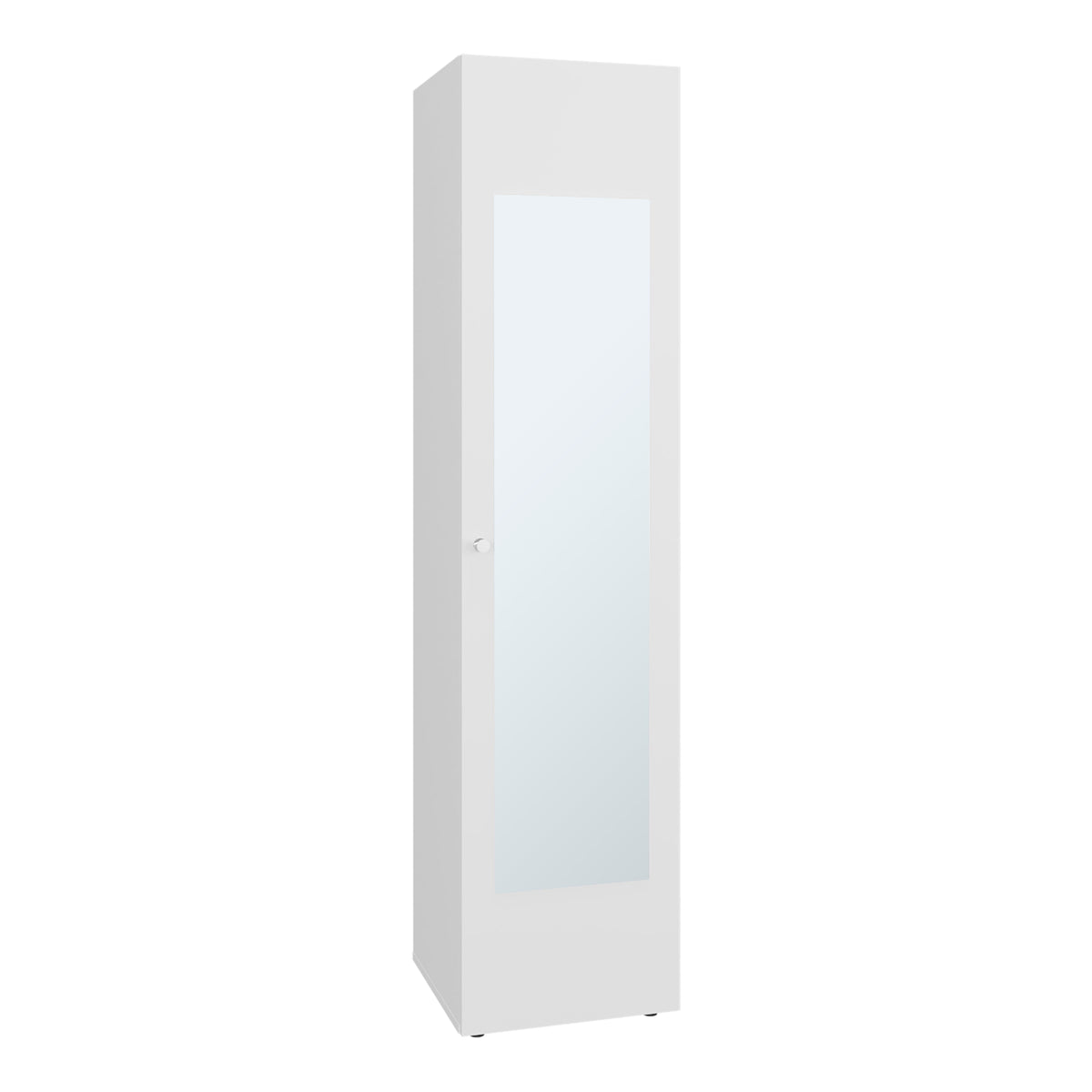Closet Tuhome Dreams M5 Una Puerta Con Espejo, Blanco (vista 5)