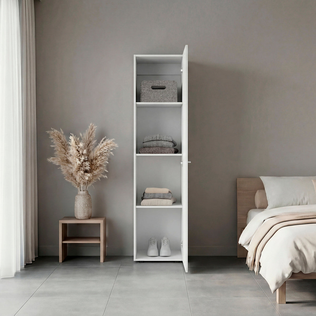 Closet Tuhome Dreams M4 Una Puerta, Blanco (vista 2)