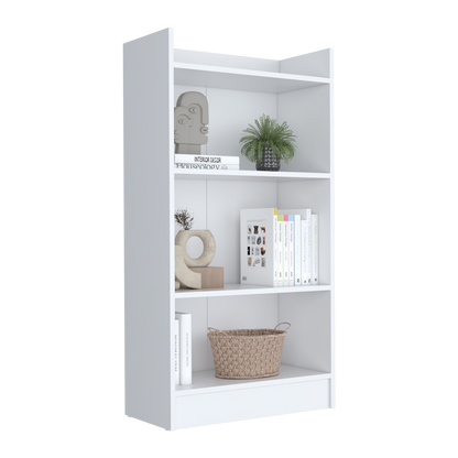 Combo Para Oficina Izan, Blanco, Incluye Escritorio y Biblioteca