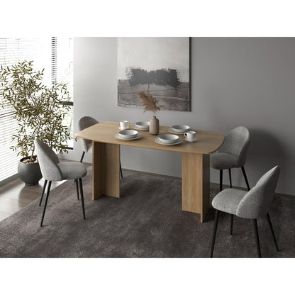 Comedor Bangok, Fresno Europeo, con diseño practico y funcional No incluye Sillas (vista 5)