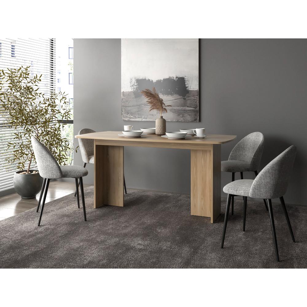 Comedor Bangok, Fresno Europeo, con diseño practico y funcional No incluye Sillas (vista 4)