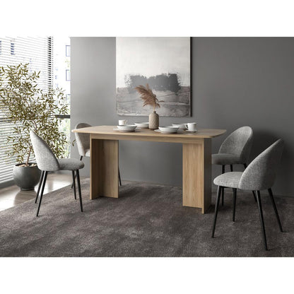 Comedor Bangok, Fresno Europeo, con diseño practico y funcional No incluye Sillas (vista 4)