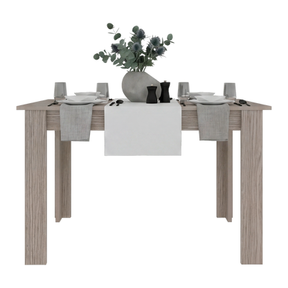 Mesa para Comedor Estrella 120, Positano, con Espacio para Cuatro Personas, No Incluye Sillas