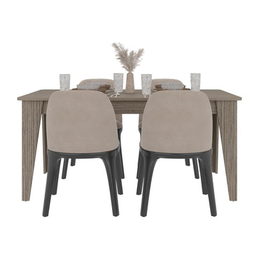 Mesa para Comedor Torino 160, Positano, Diseño Moderno, No Incluye Sillas