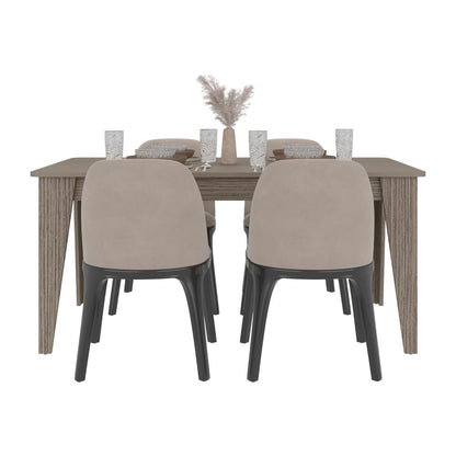 Mesa para Comedor Torino 160, Positano, Diseño Moderno, No Incluye Sillas