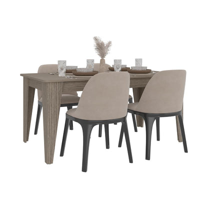 Mesa para Comedor Torino 160, Positano, Diseño Moderno, No Incluye Sillas