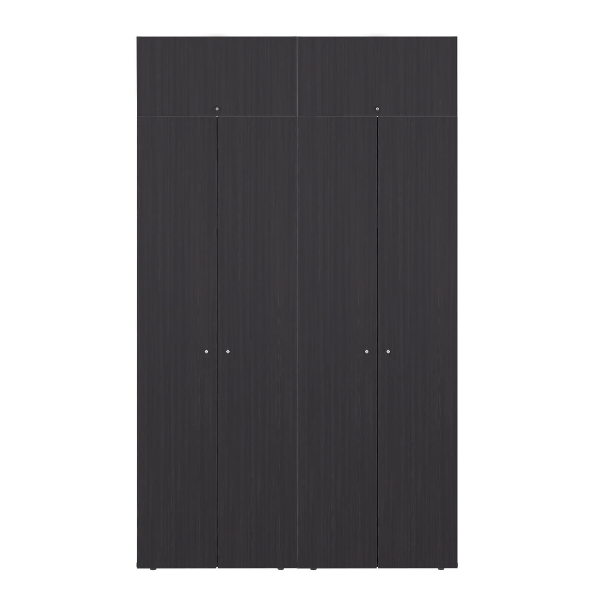 Combo Closet H-200 Siete Puertas, Almacenamiento, Optimizacion, Zapatero, Color Negro