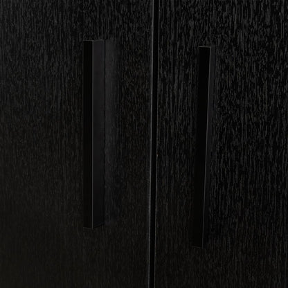 Closet Comoda Praga Tres Puertas Un Cajon, Wengue, con diseño moderno incluye Espejo