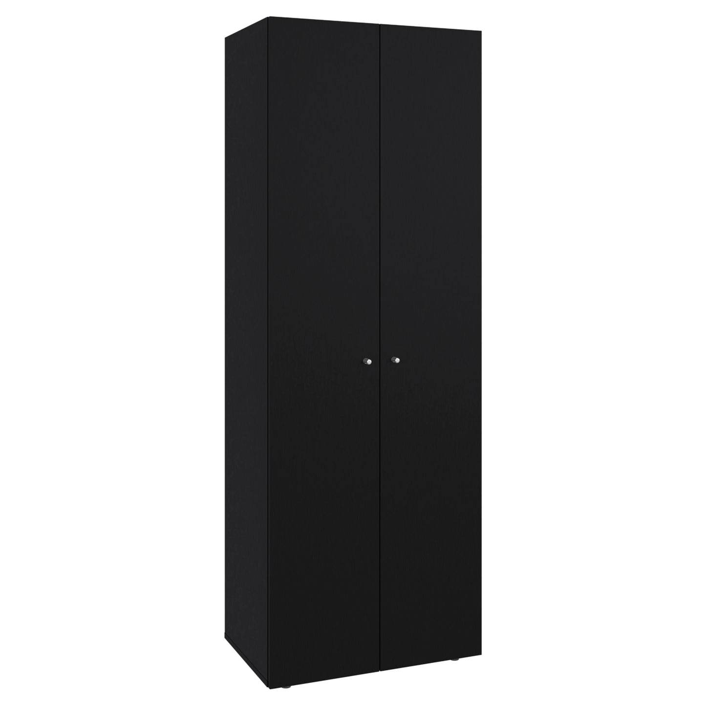 Combo Closet H-200 Diez Puertas, Almacenamiento, Optimizacion, Zapatero, Colgado, Color Negro