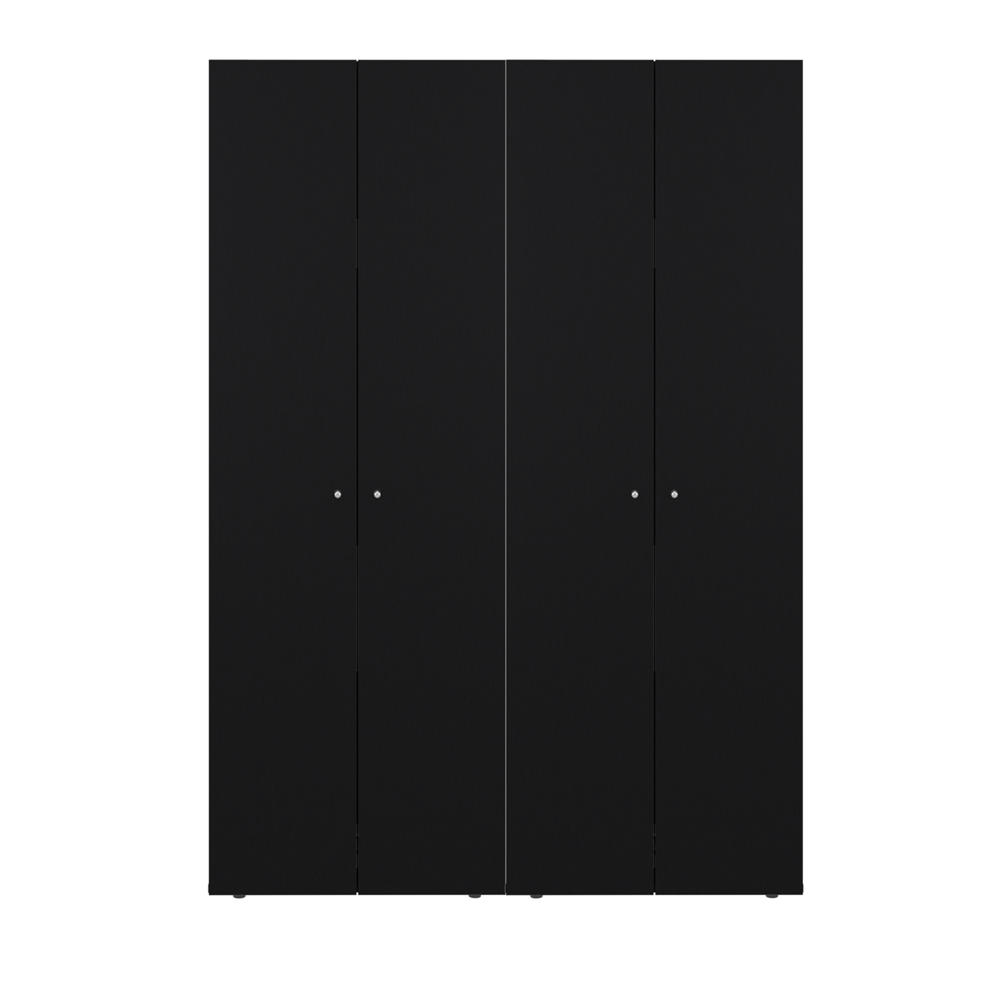 Combo Closet H-180 Cinco Puertas, Almacenamiento, Optimizacion, Zapatero, Color Negro