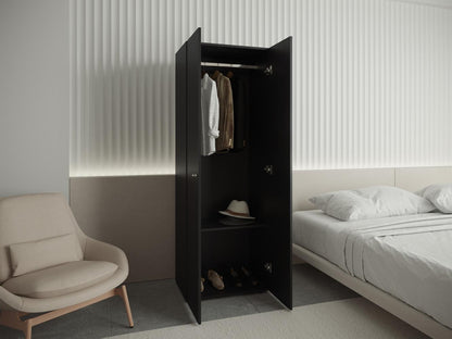 Closet Colgador Dos Puertas Tuhome, Wengue