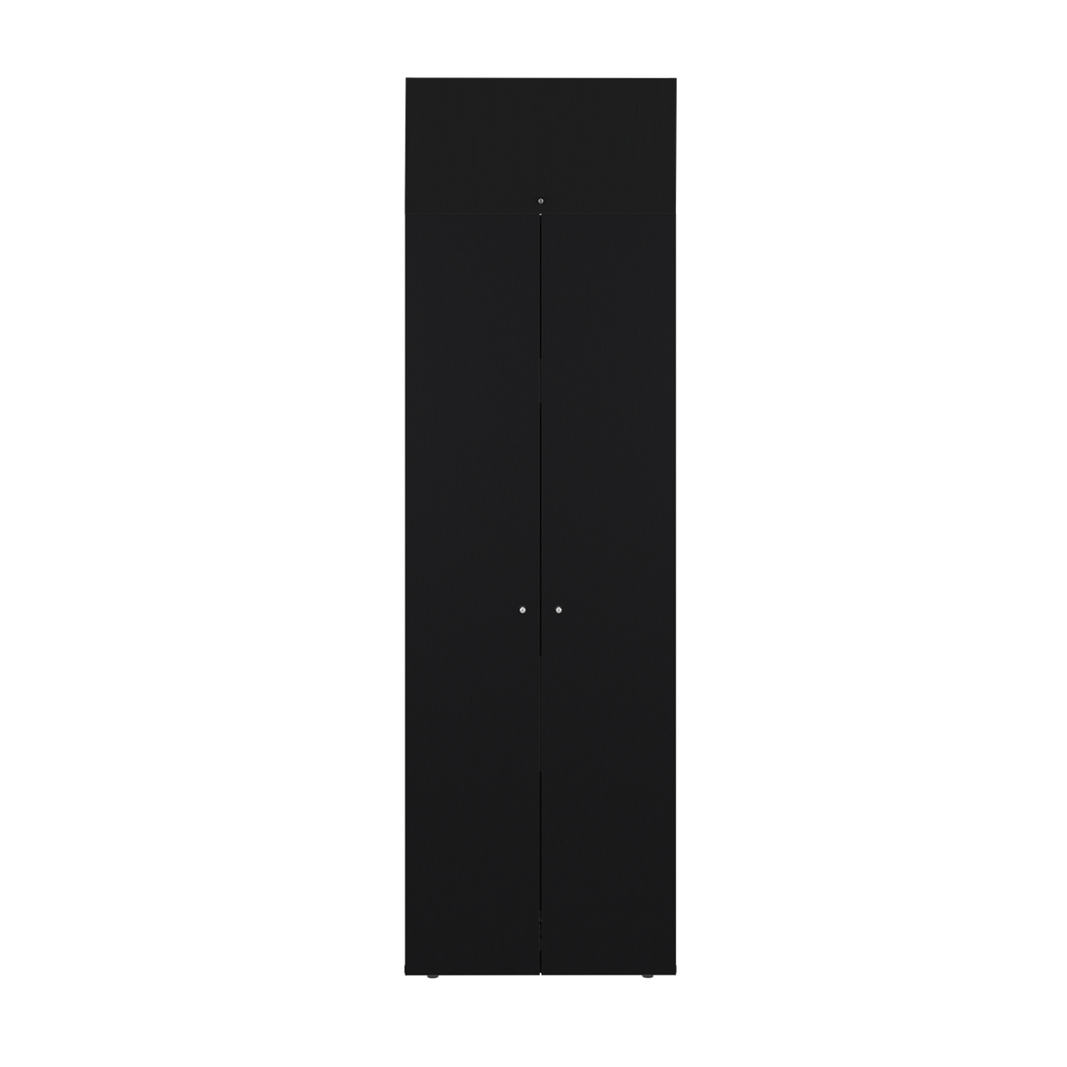 Combo Closet H-200 Cuatro Puertas, Almacenamiento, Optimizacion, Color Negro
