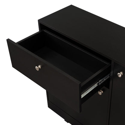Comoda Praga Un Cajon y Dos Puertas, Wengue