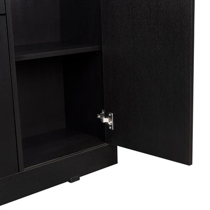 Comoda Praga Un Cajon y Dos Puertas, Wengue