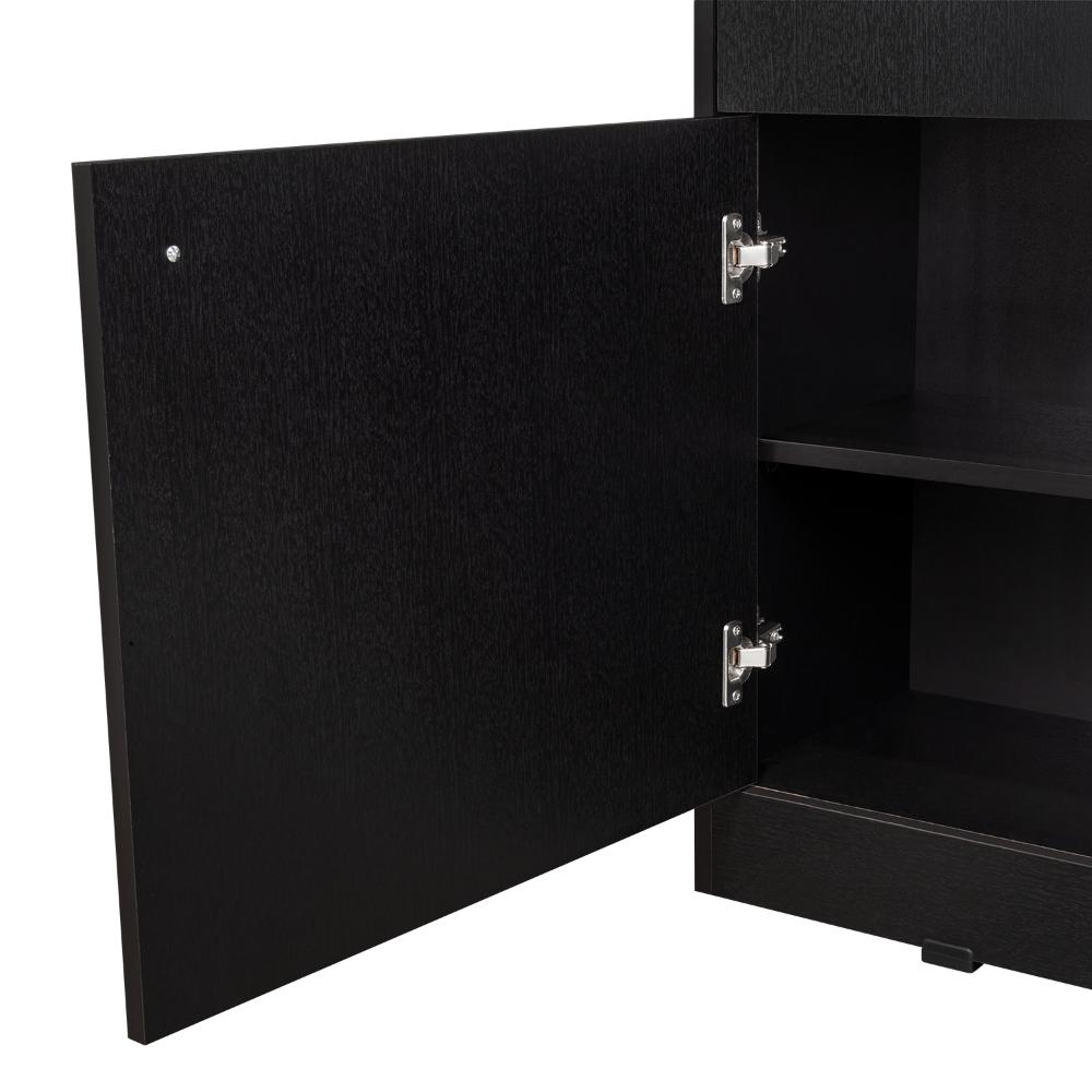 Comoda Praga Un Cajon y Dos Puertas, Wengue