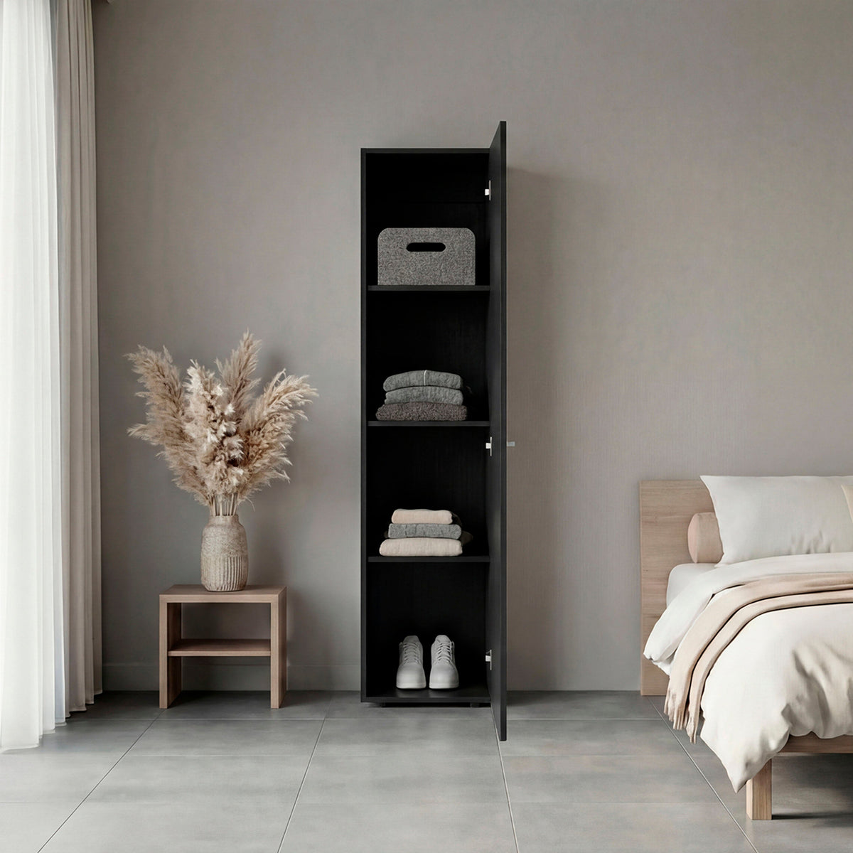 Closet Tuhome Dreams M4 Una Puerta, Wengue (vista 2)