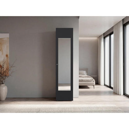 Closet Tuhome Dreams M5 Una Puerta Con Espejo, Wengue