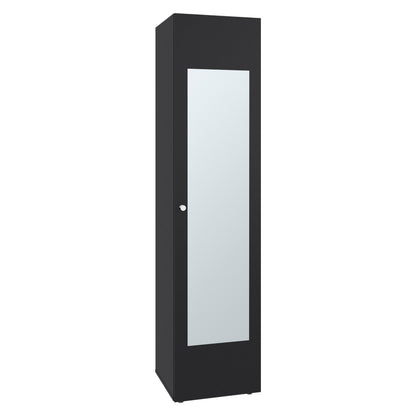 Closet Tuhome Dreams M5 Una Puerta Con Espejo, Wengue