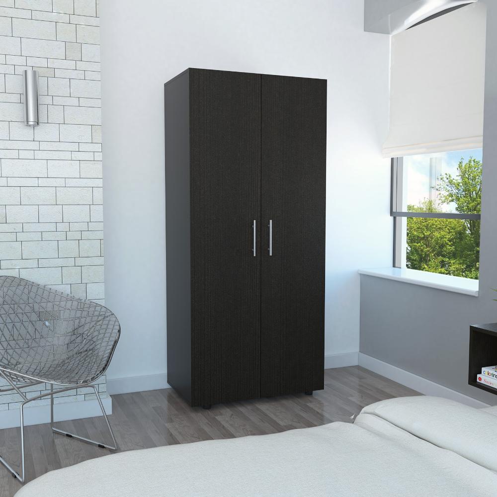 Closet Dos Puertas Fm Melmaina, Negro