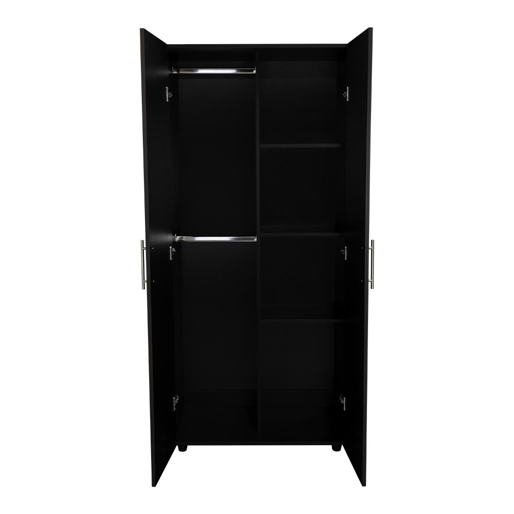 Closet Dos Puertas Fm Melmaina, Negro