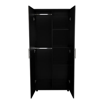 Closet Dos Puertas Fm Melmaina, Negro