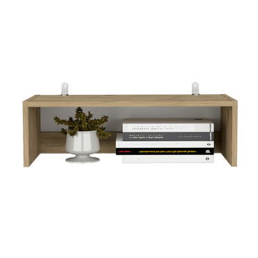 Complemento Estante Home, Macadamia, con amplio espacio para colocar objetos