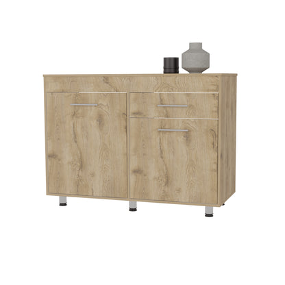 Mueble Base Tres Puertas Un Cajon Mealmina, FM Furniture 008C, Cafe Claro