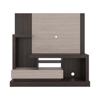 Estante Tv 55" Una Puerta, Café Claro