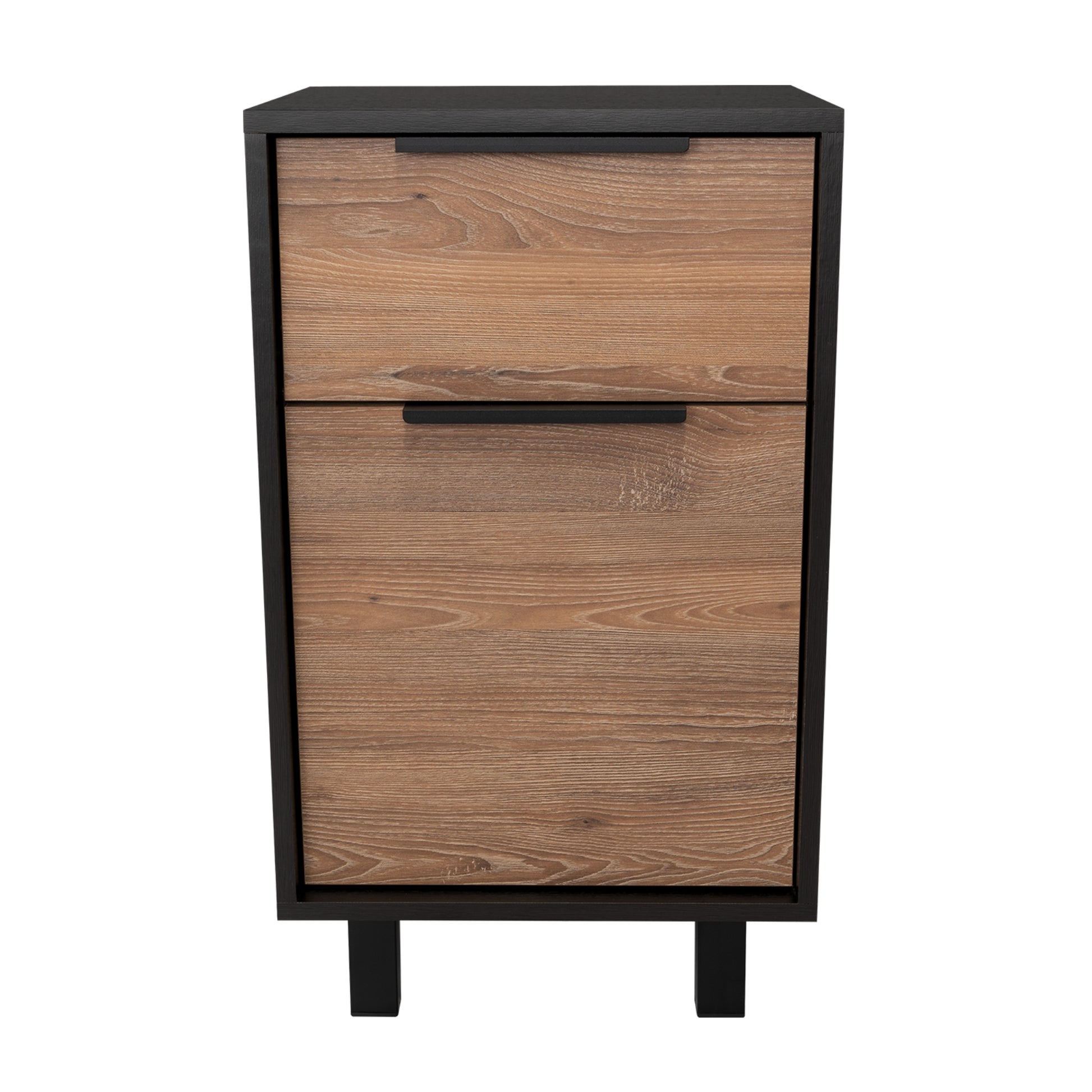 Velador Kaia Un Cajón Una Puerta, Wengue y Miel