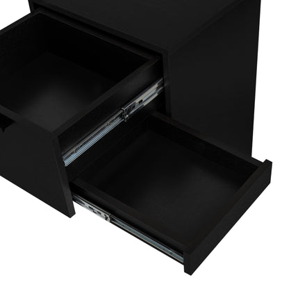 Velador Z-81 Secret Una Puerta Y Cajón Oculto, Wengue