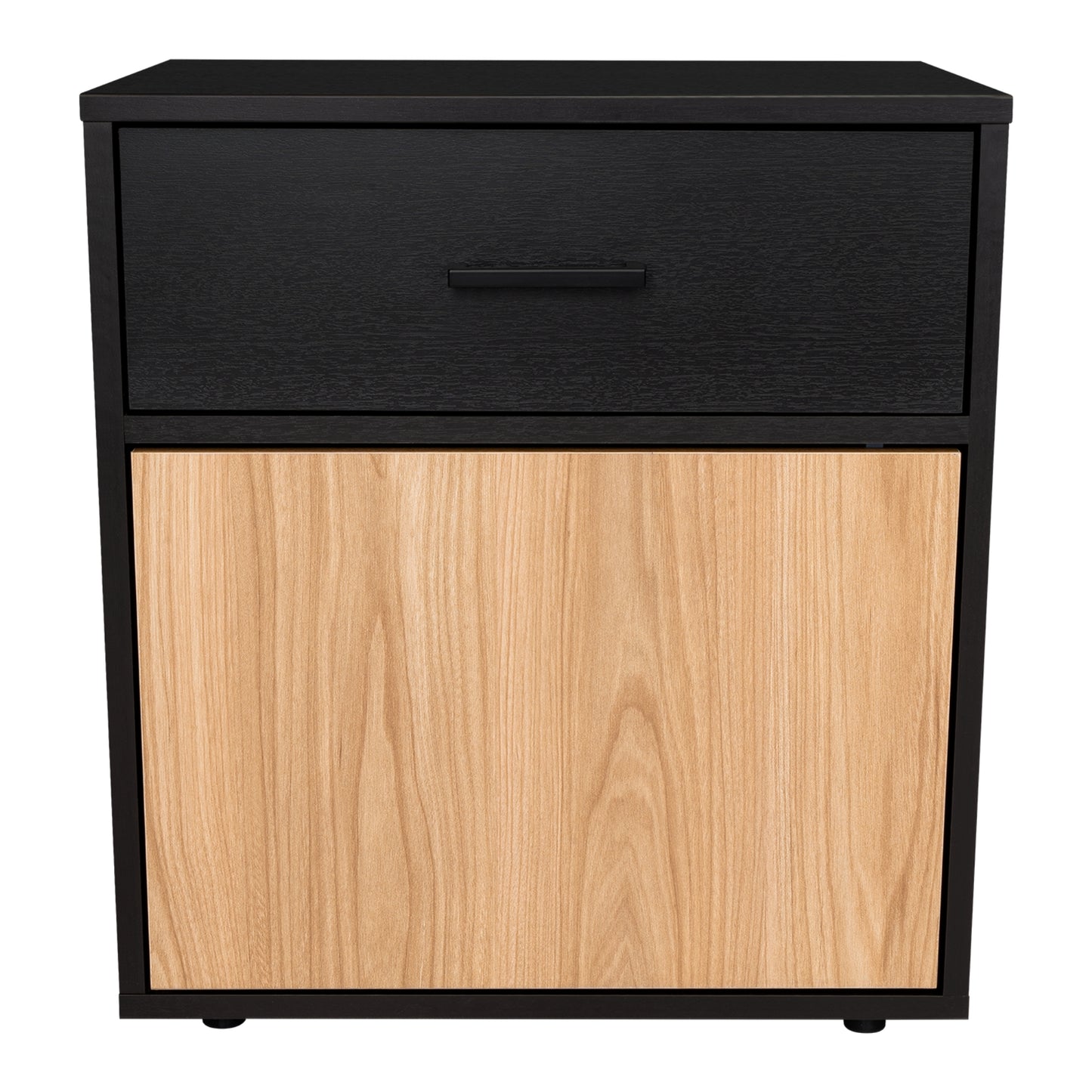 Velador Una Puerta Un Cajon Grayson, Wengue y Fresno