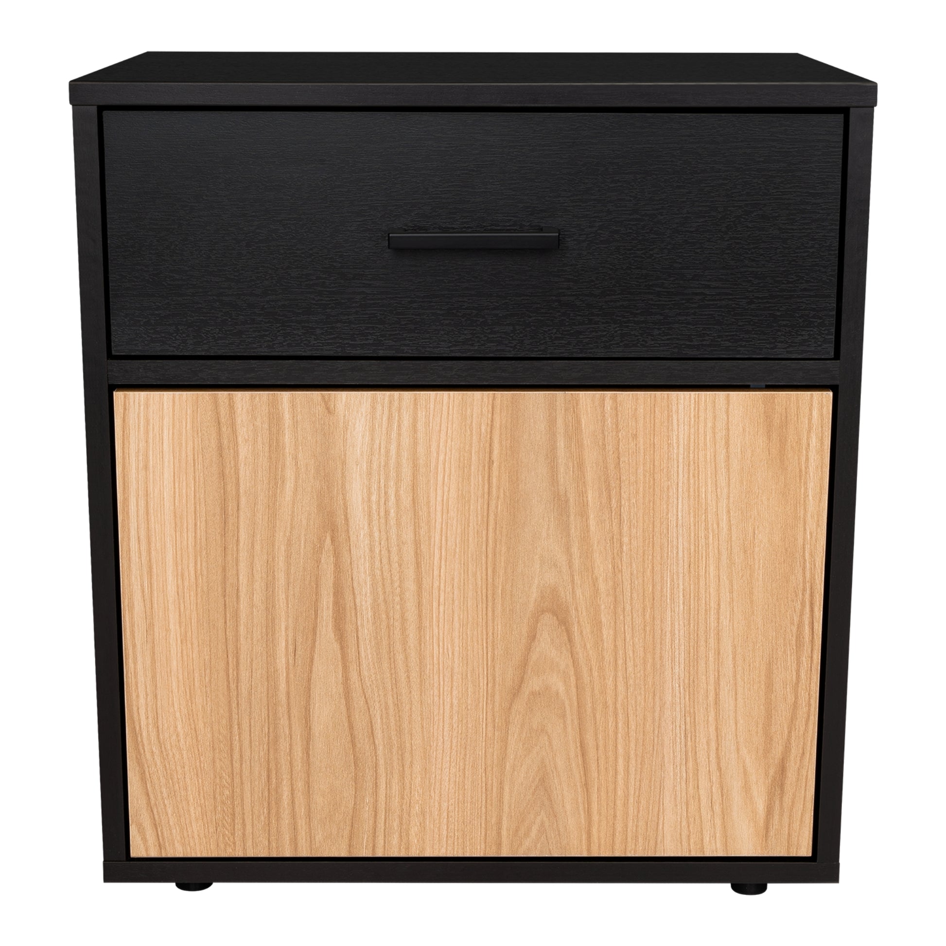 Velador Una Puerta Un Cajon Grayson, Wengue y Fresno