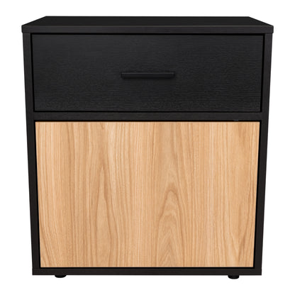 Velador Una Puerta Un Cajon Grayson, Wengue y Fresno