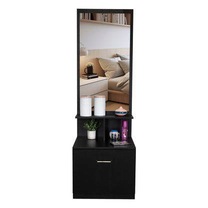 Velador Multifuncional Z-54, Wengue Con Espejo