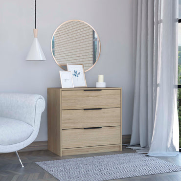 Comoda Tres Cajones, FM Furniture 001C, Cafe Claro
