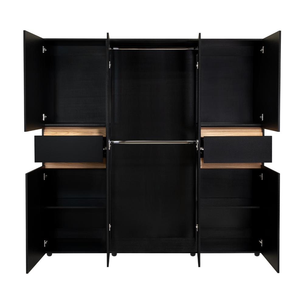 Closet Grande Imperial 200x200 Wengue y Fresno Europeo