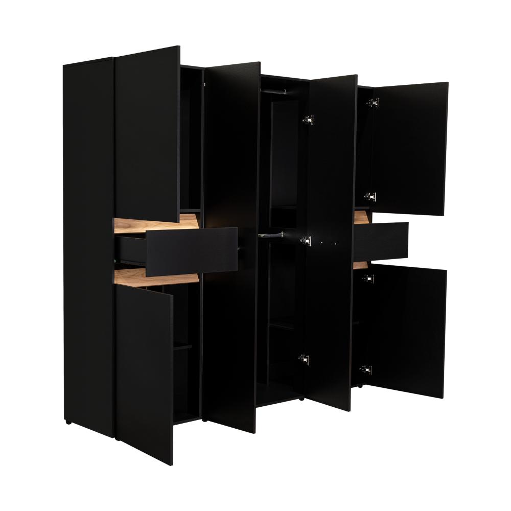 Closet Grande Imperial 200x200 Wengue y Fresno Europeo
