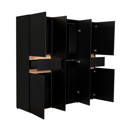 Closet Grande Imperial 200x200 Wengue y Fresno Europeo