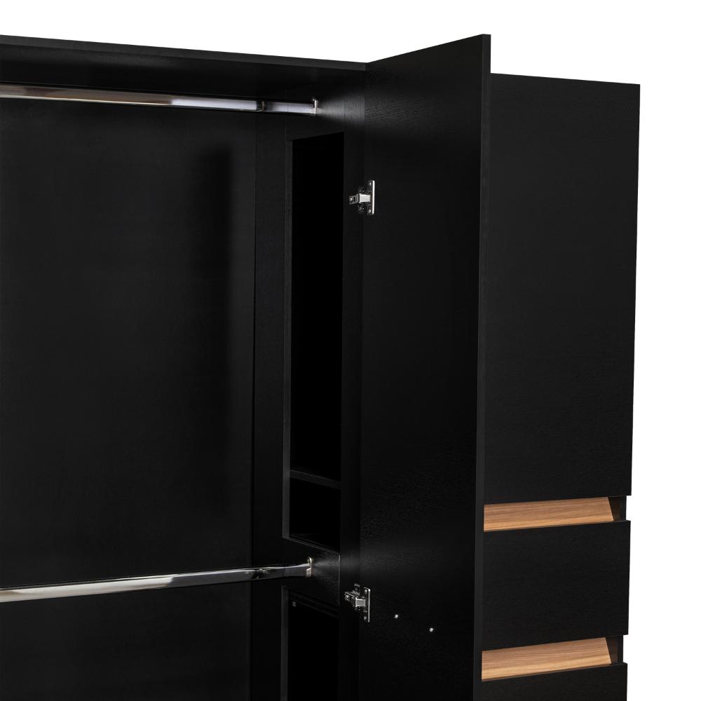 Closet Grande Imperial 200x200 Wengue y Fresno Europeo