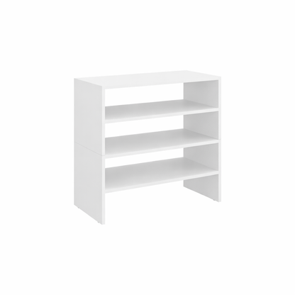 Modulo Zapatero Z-72 Apilable Cuatro Niveles, Blanco
